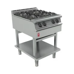 Falcon 4 Burner Gas Boiling Top With Fixed Stand G3124 Stainless Steel