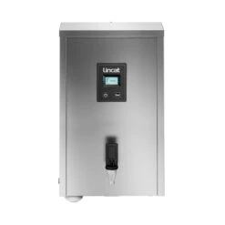 Lincat FilterFlow Wall Mounted Water Boiler SS M10F 10 Ltr/50 Cup Rapid Draw Off Stainless Steel