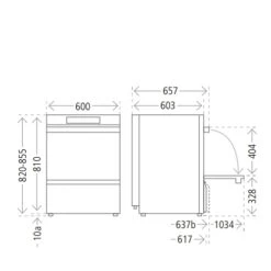 Winterhalter UC-LE Dishwasher/Glasswasher With Water Softener Stainless Steel -Kitchen Appliances Store WWUC9003 4